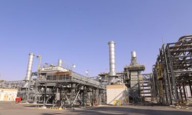 Processing facilities at the Khurais oil field in Saudi Arabia
