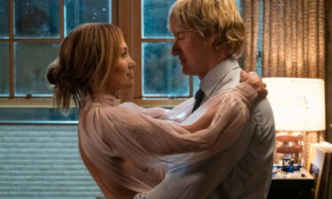 Jennifer Lopez and Owen Wilson in 'Marry Me.'