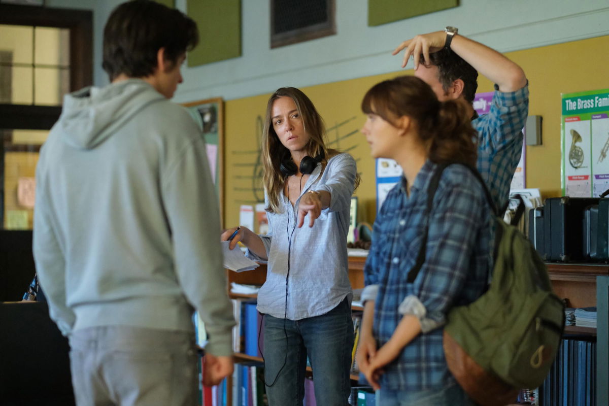 <i>Mark Hill/Apple TV+</i><br/>Siân Heder (center) worked closely with deaf collaborators before