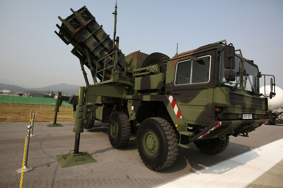 <i>SeongJoon Cho/Bloomberg/Getty Images</i><br/>The United States approves a $100 million missile defense sale to Taiwan. Pictured is an MIM-104 Patriot surface-to-air missile system at Seoul Airport in Seongnam