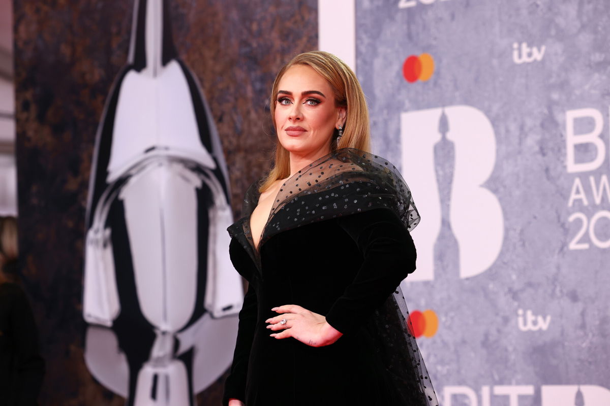 <i>JMEnternational/Getty Images</i><br/>Adele attends The BRIT Awards 2022 at The O2 Arena on February 8 in London
