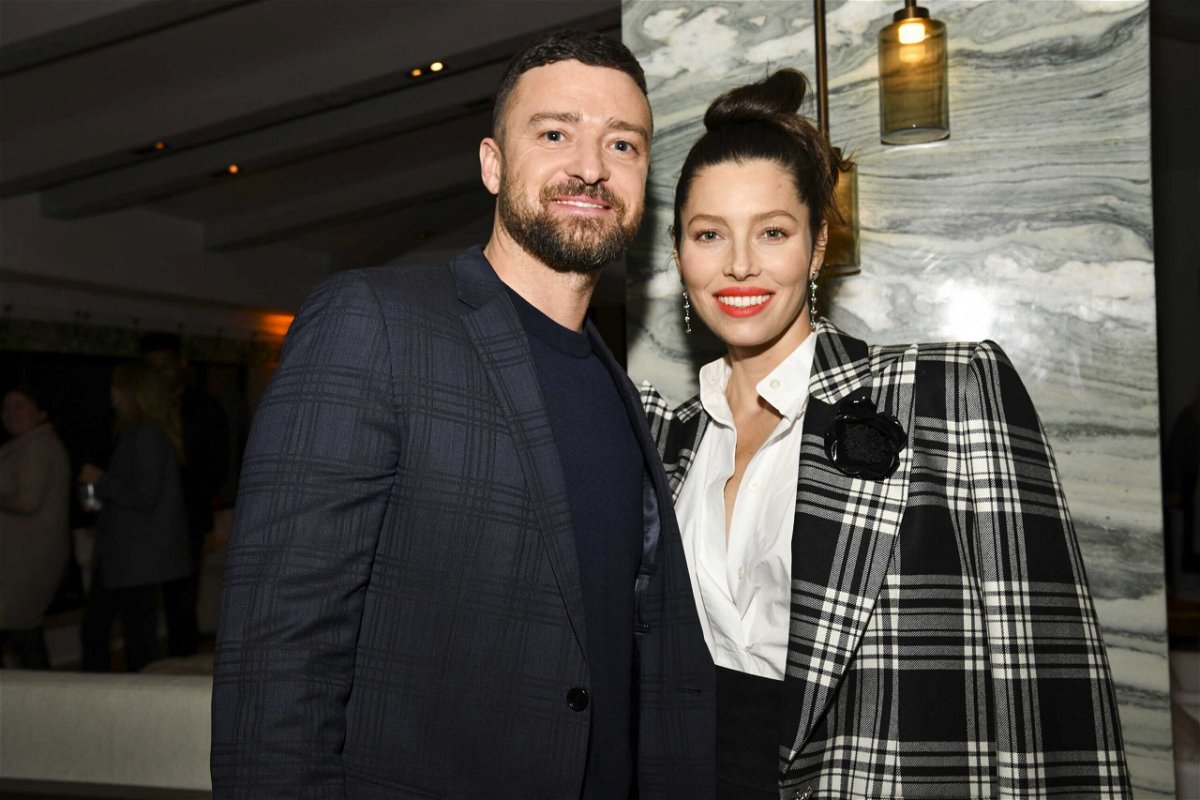 <i>Rodin Eckenroth/Getty Images</i><br/>Jessica Biel wished husband Justin Timberlake a happy 41st birthday on social media. Timberlake and Biel are pictured here in 2020.