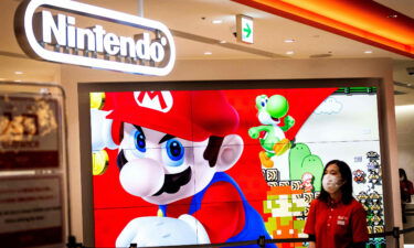 PlayStation and Switch sales are suffering as the gaming wars heat up. Pictured is a Nintendo store in Tokyo on February 3.