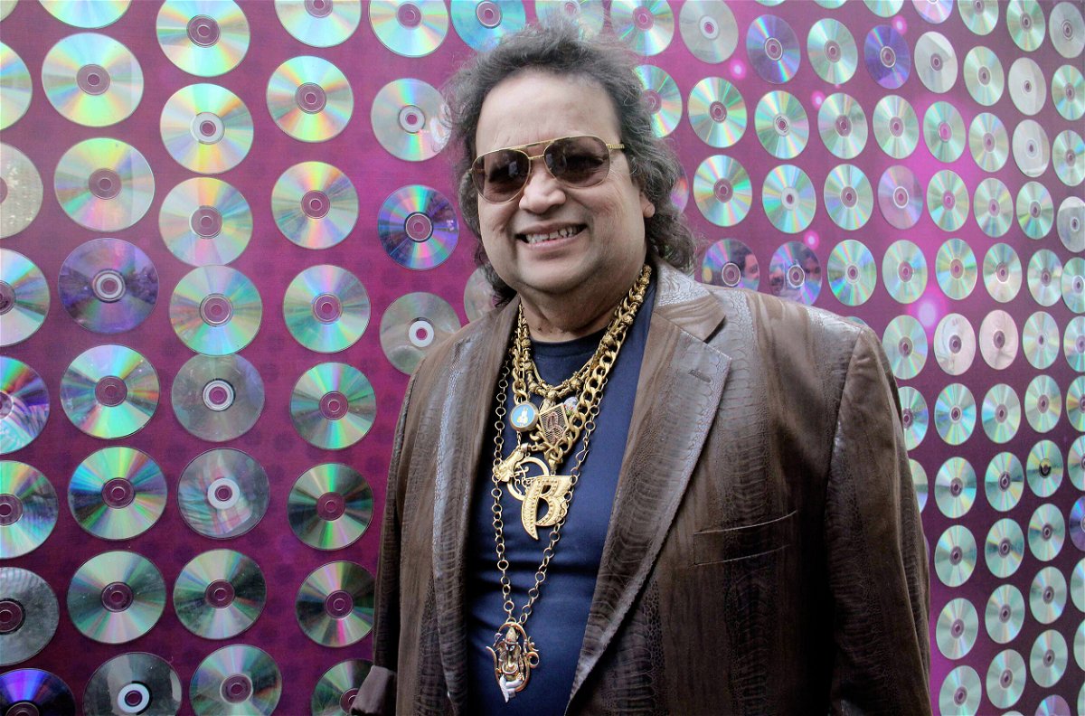 <i>Pramod Thakur/Hindustan Times/Getty Images</i><br/>Bollywood music composer Bappi Lahiri during an event in Mumbai on December 18