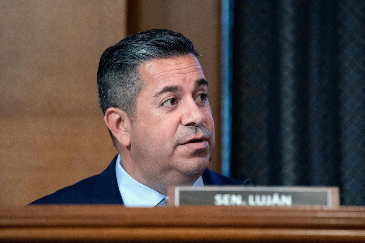 <i>Stefani Reynolds/Pool/The New York Times/AP</i><br/>US Sen. Ben Ray Luján of New Mexico announced Tuesday that he 