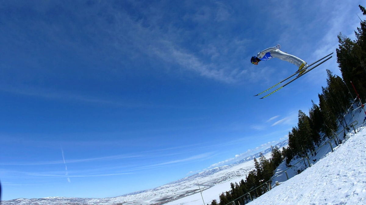 A generic image from the team K-120 ski jumping practice.