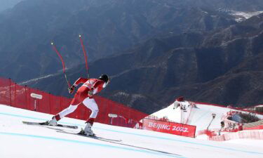 Alpine skiing Yanqing downhill course
