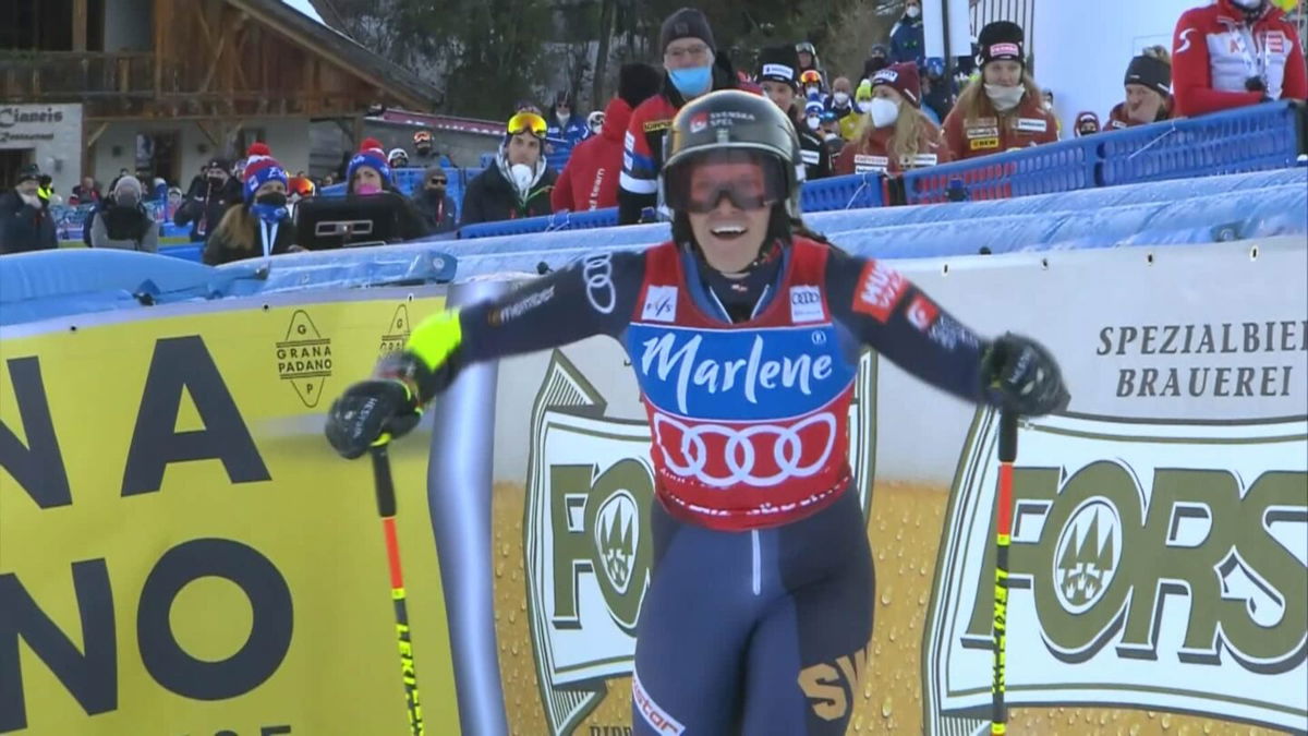 World Cup: Sara Hector wins last GS before Olympics