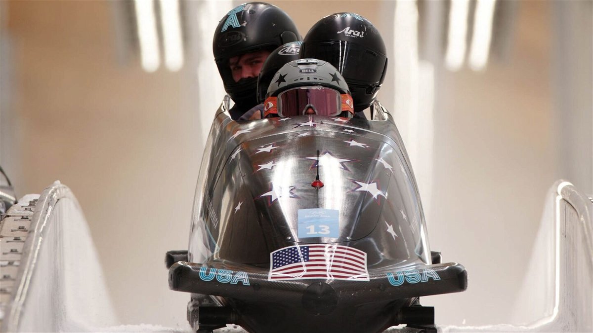 American four-man bobsleds
