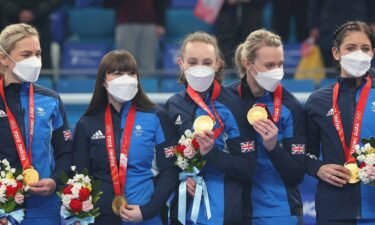 Great Britain women's curling team receives gold medals