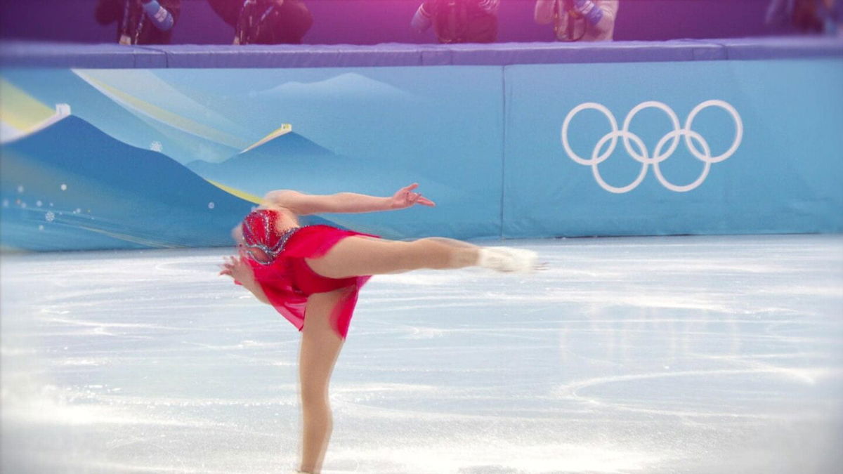 Figure skater on ice