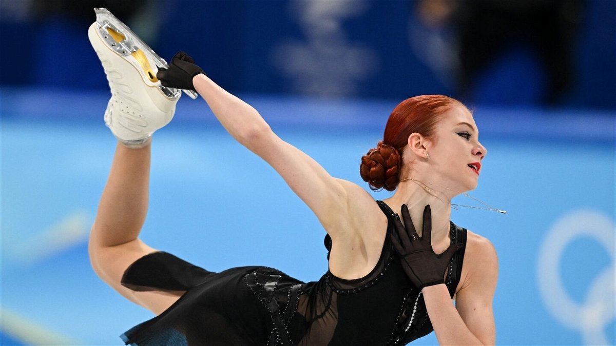 Trusova of ROC claims silver with performance in free skate