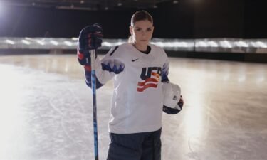Hilary Knight is comfortable in skates and stilettos