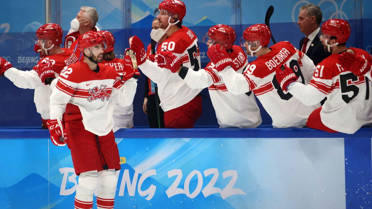 Denmark scores first-ever Olympic goal in men's hockey