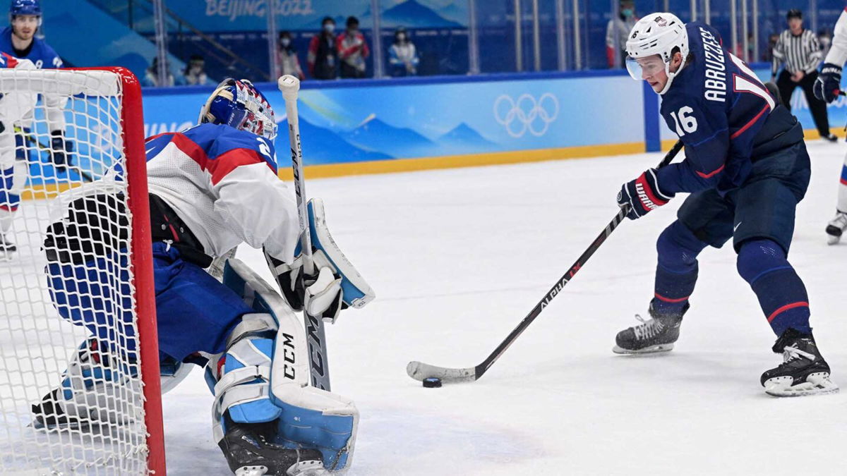 USA's Abruzzese nets game-tying goal against Slovakia