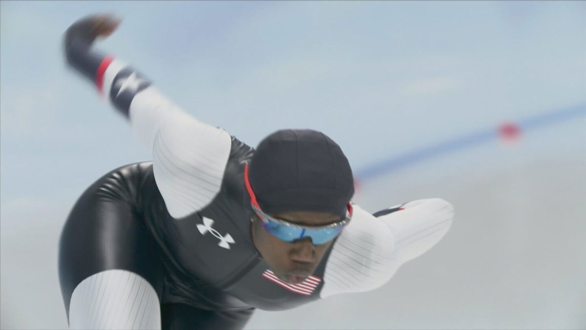 Unbeatable Moments: Jackson wins historic speed skating gold