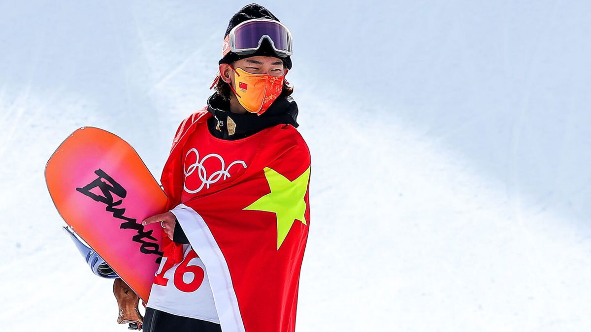 Su Yiming at the 2022 Winter Olympics