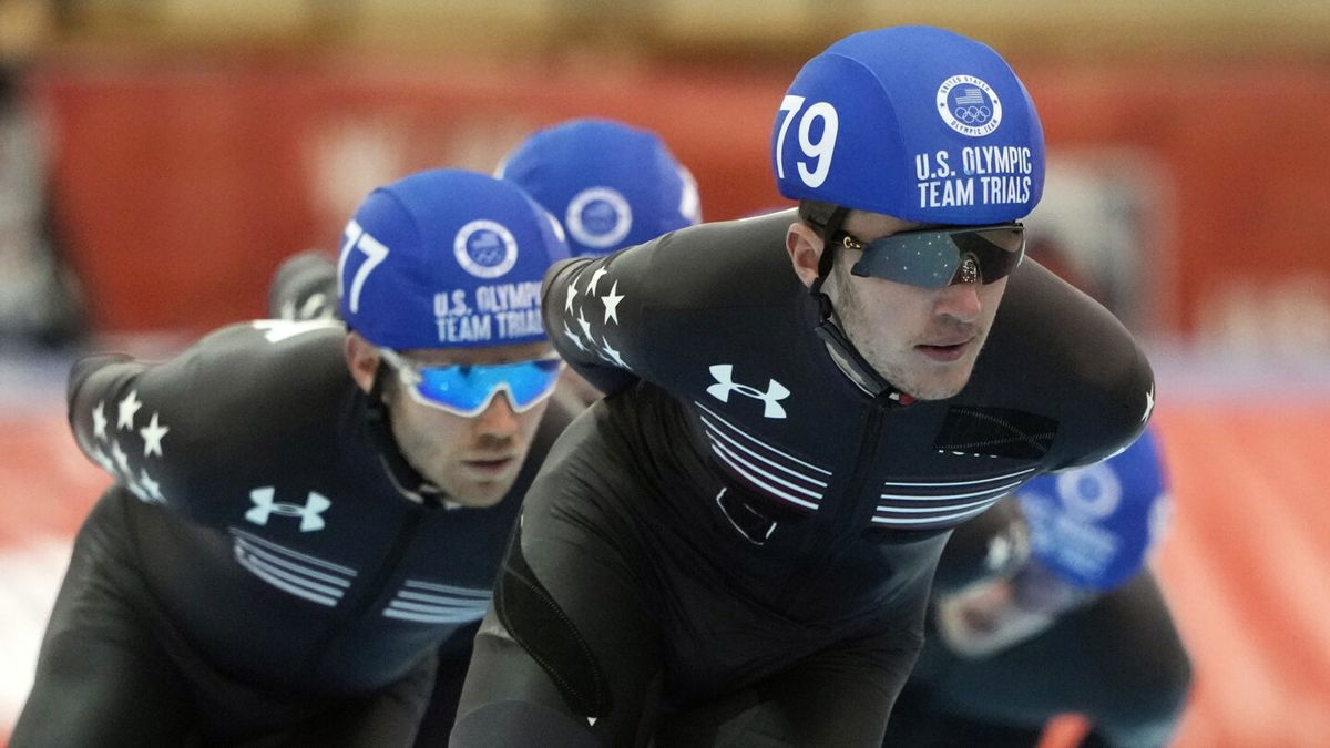 Speed skater Casey Dawson