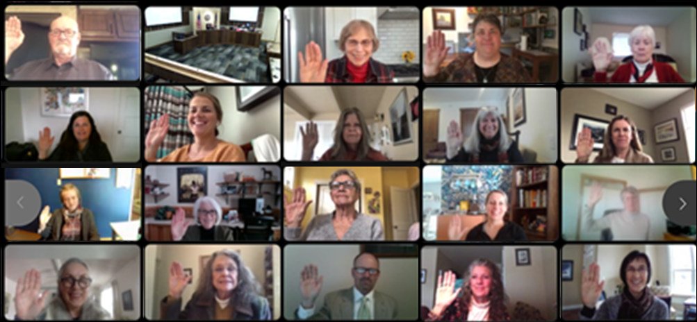 Virtual swearing in of Court-Appointed Special Advocates volunteers