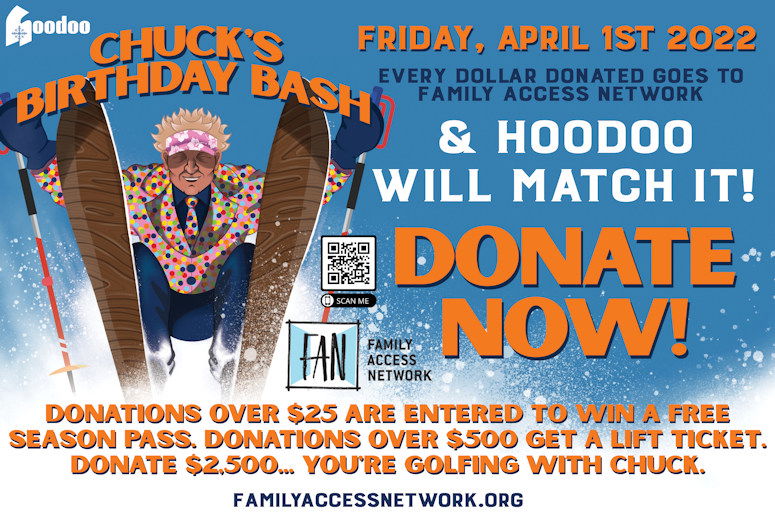 Hoodoo To Match Donations To Family Access Network In Honor Of Chuck S Birthday Bash Ktvz