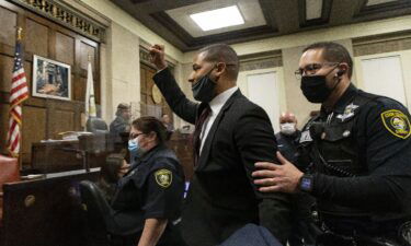 Jussie Smollett is taken into custody following his sentencing.