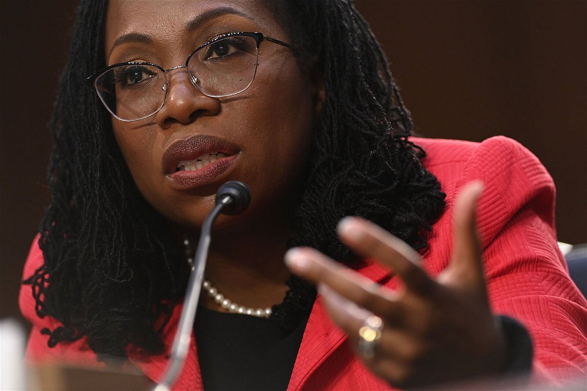 <i>Saul Loeb/AFP/Getty Images</i><br/>Judge Ketanji Brown Jackson was asked by Sen. Patrick Leahy