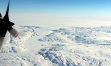 The Hiawatha impact crater is covered by the Greenland Ice Sheet