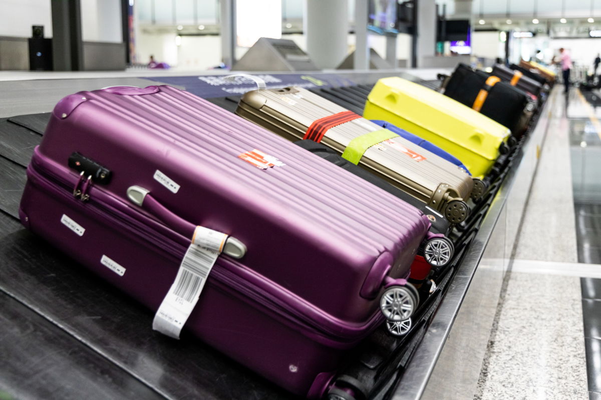 <i>Shutterstock</i><br/>Higher fees for checked bags is one way airlines could offset fuel costs.