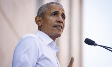 Former President Barack Obama speaks in Richmond