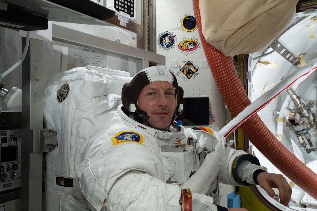 <i>NASA</i><br/>Maurer will experience his first spacewalk on March 23.