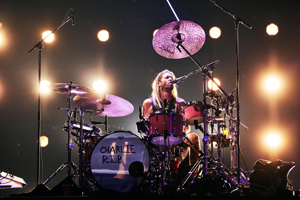 <i>John Shearer/Getty Images</i><br/>Taylor Hawkins is seen here performing during the 2021 MTV Video Music Awards in New York on September 12