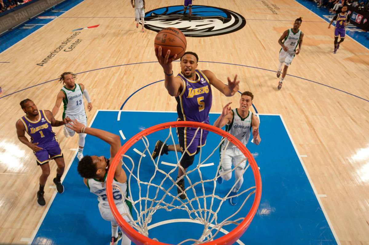 <i>Glenn James/NBAE/Getty Images</i><br/>The Lakers were defeated 128-110 by the Mavericks on March 29 in Dallas