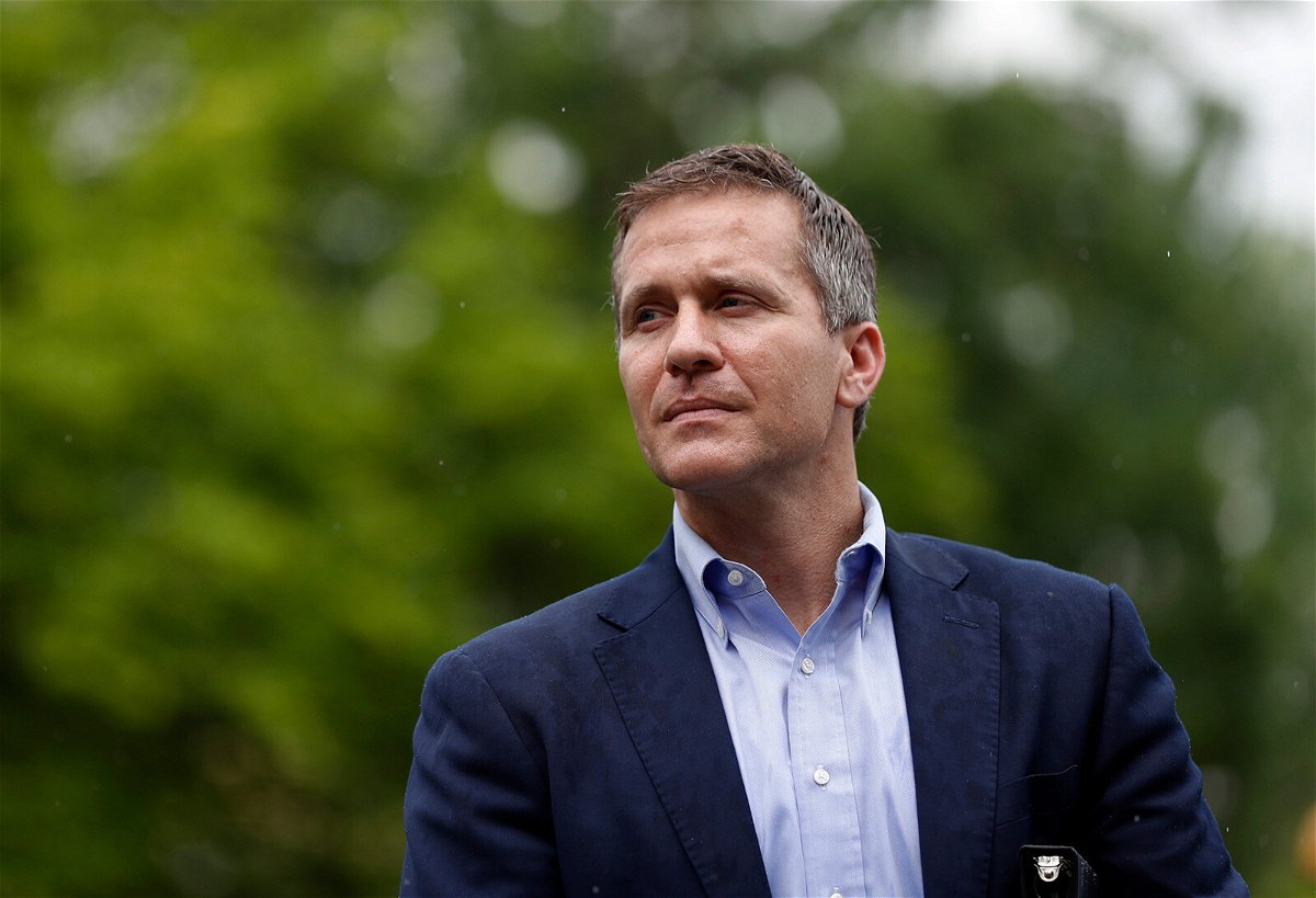 <i>Jeff Roberson/AP</i><br/>The ex-wife of leading GOP Senate candidate and former Missouri Gov. Eric Greitens alleged he was physically abusive toward his children and her