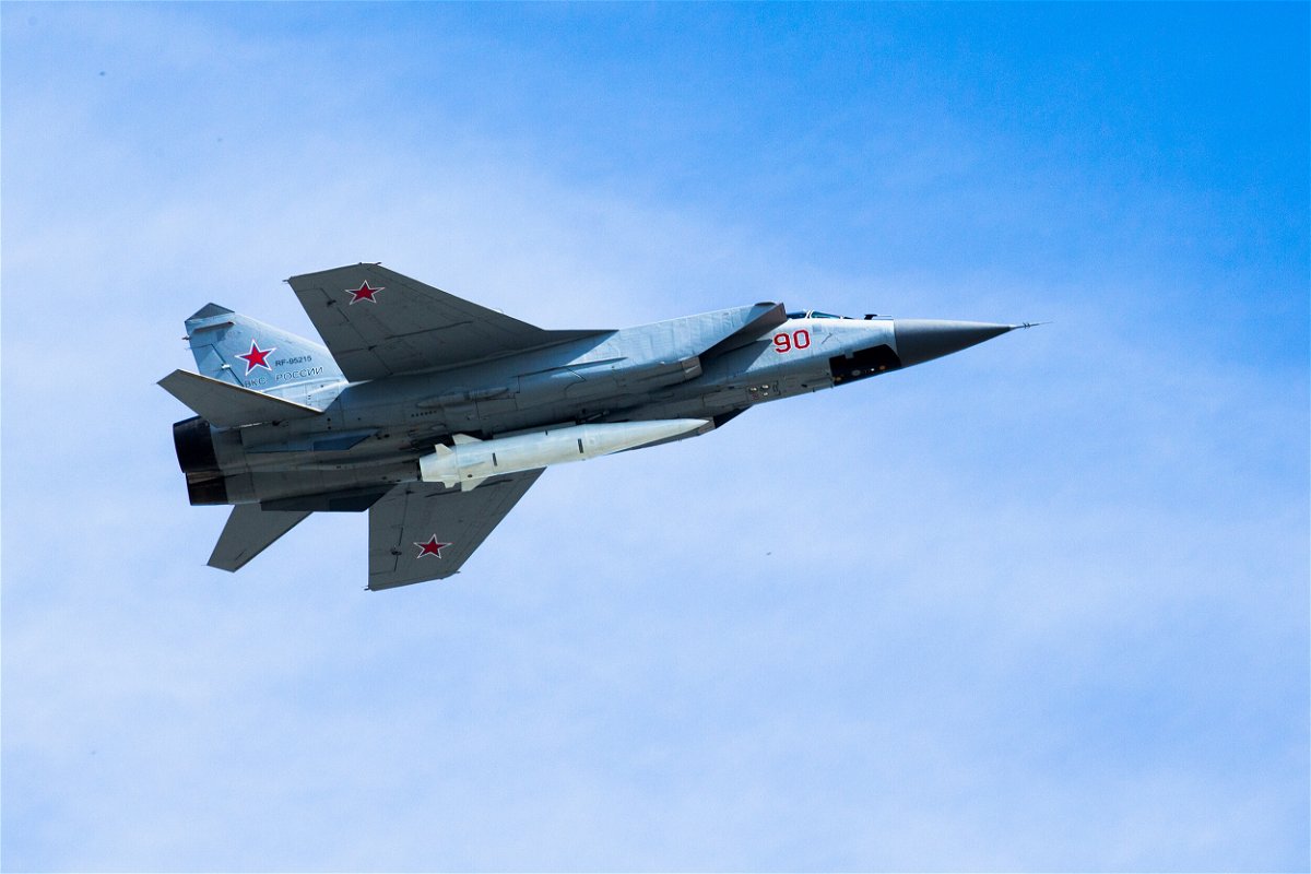 <i>Alexander Zemlianichenko/AP/FILE</i><br/>A Russian bomber fired three hypersonic missiles at the southern Ukrainian port city of Odesa on March 6