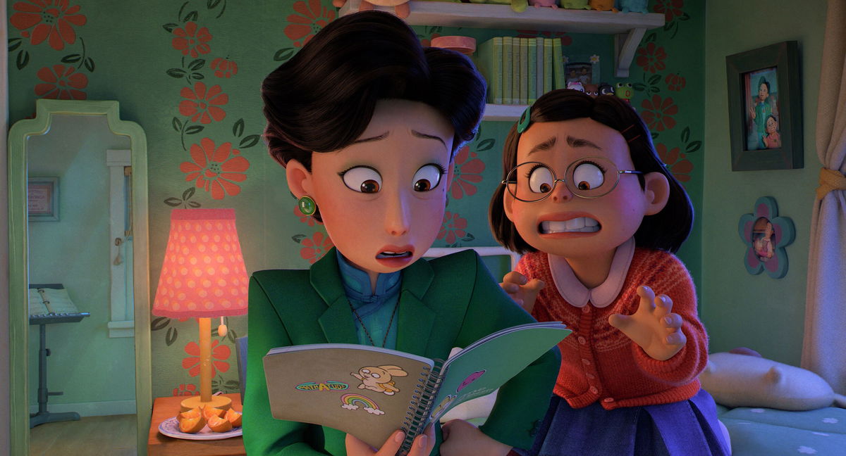 <i>Disney/Pixar</i><br/>Pixar's animated movie 'Turning Red' tackles puberty and periods in a way that's rare. Mei's complicated relationship with her mother is at the heart of 