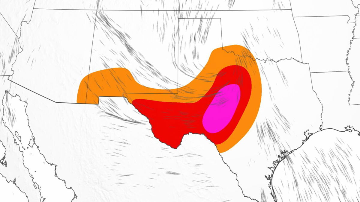 <i>CNN Weather</i><br/>Parts of Texas are under an extreme fire threat on Thursday