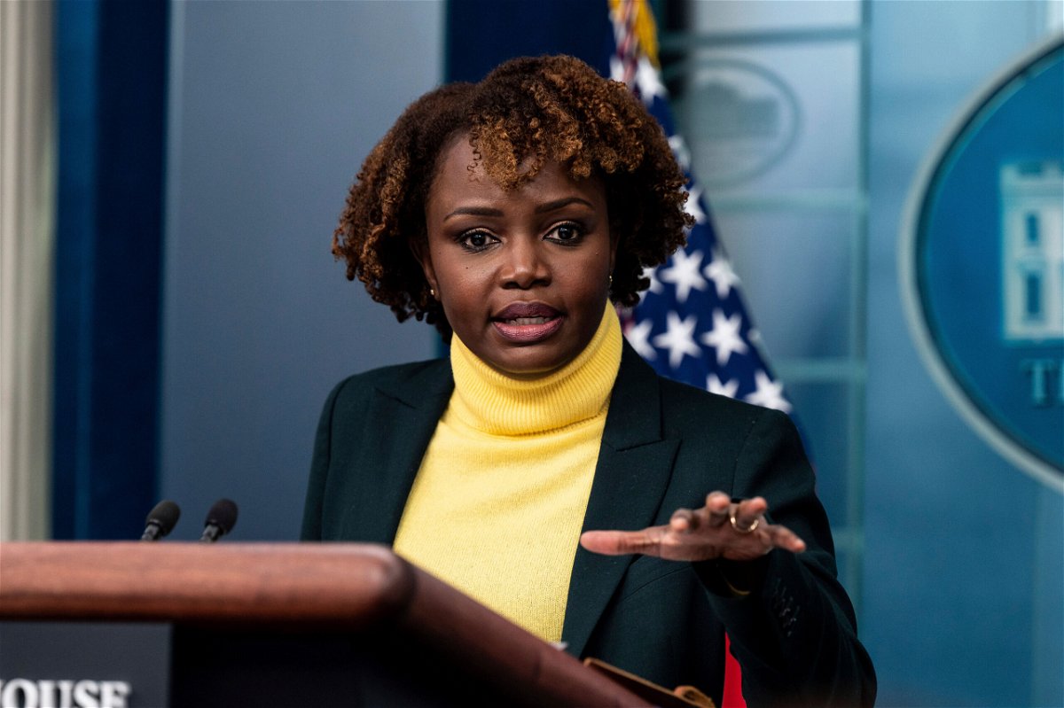 White House principal deputy press secretary Karine Jean-Pierre