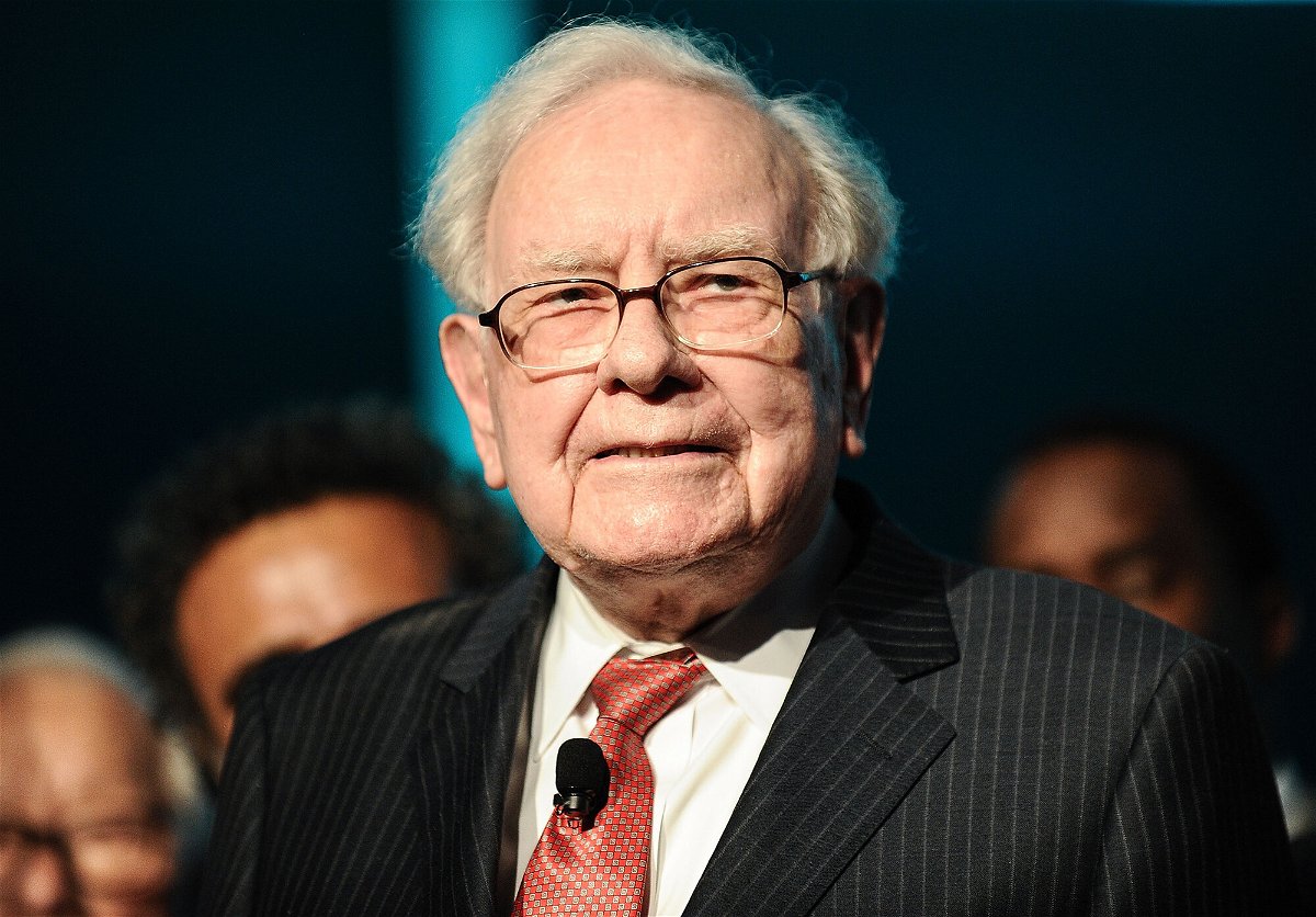 <i>Daniel Zuchnik/WireImage/Getty Images</i><br/>Warren Buffett's Berkshire Hathaway is buying insurer Alleghany for $11.6 billion in cash. Buffett is seen here at the Forbes Media Centennial Celebration in New York City in September 2017.