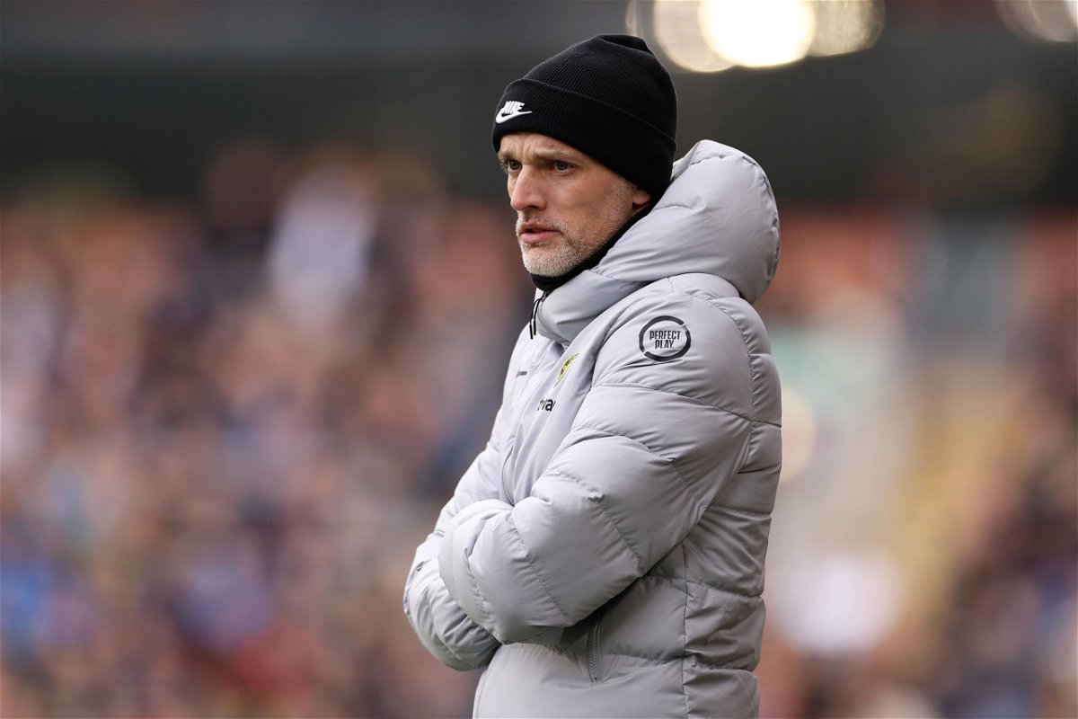 <i>Lewis Storey/Getty Images Europe/Getty Images</i><br/>Thomas Tuchel looks on during Chelsea's comfortable victory against Burnley.