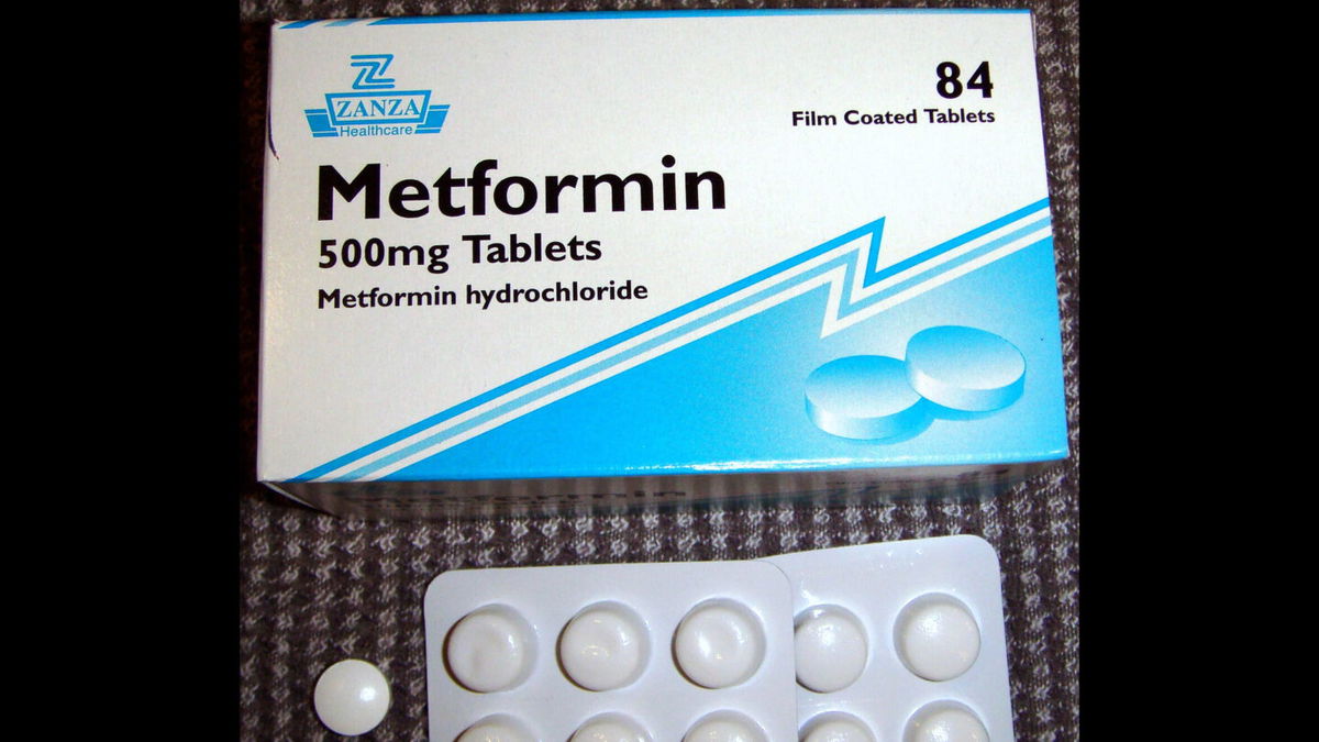 <i>Public Domain</i><br/>Metformin is a first-line drug in the treatment of type 2 diabetes.