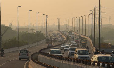 Smog in New Delhi on October 20