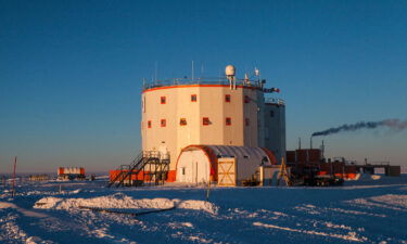The Concordia Research Station in East Antarctica in 2013.