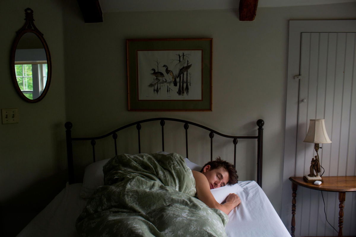<i>Andrew Lichtenstein/Corbis/Getty Images</i><br/>Nine hours of sleep per night is optimal for most teens
