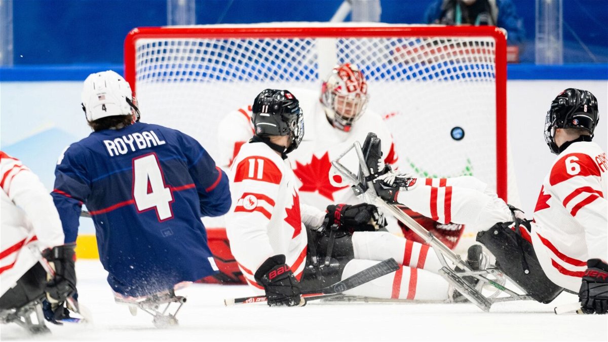 U.S. sled hockey team routs Canada 5-0 in Paralympics opener