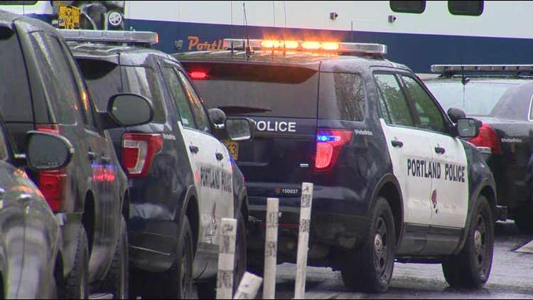 Portland police converge on shooting scene Monday