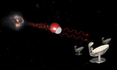 Astronomers have detected a powerful radiowave laser