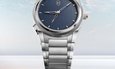 The Parmigiani Tonda lets you see local and home time for those often traveling.