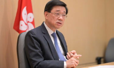 John Lee is speaking in September 2021. Chinese officials slam YouTube for removing the official campaign channel of John Lee.