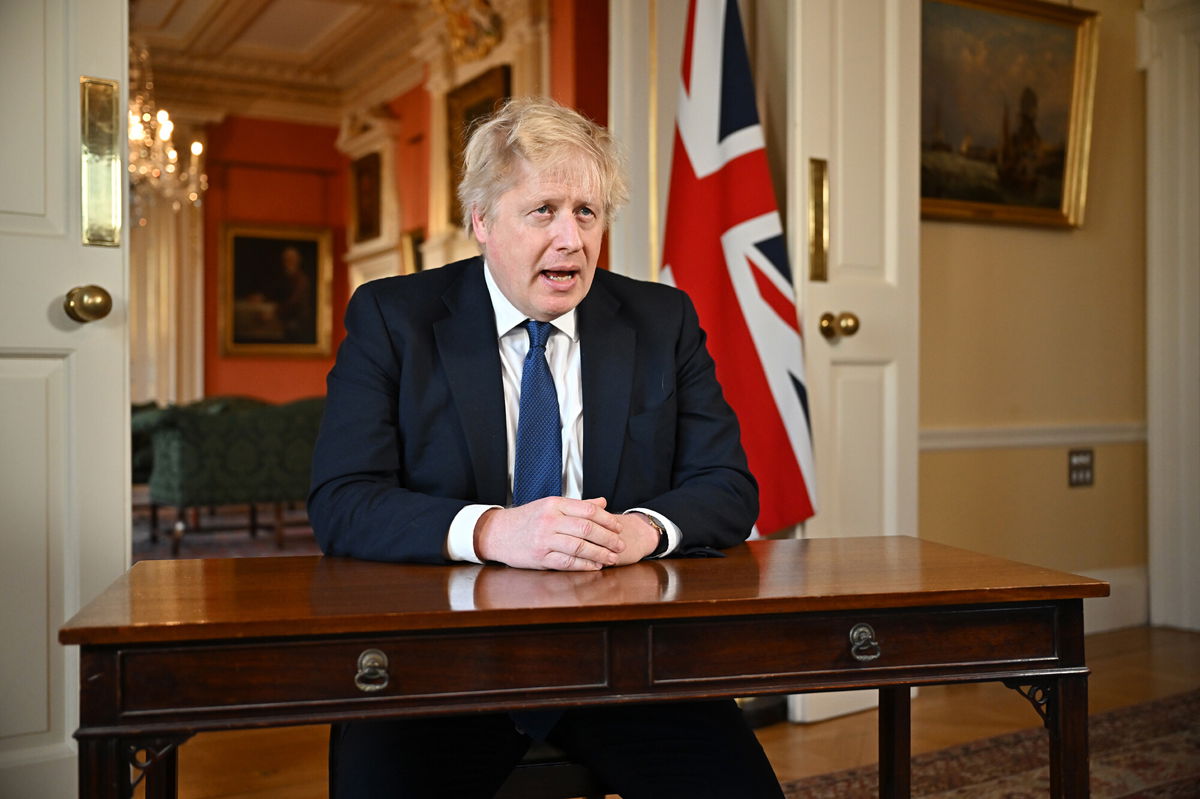 <i>Jeff J Mitchell/WPA Pool/Getty Images</i><br/>British Prime Minister Boris Johnson