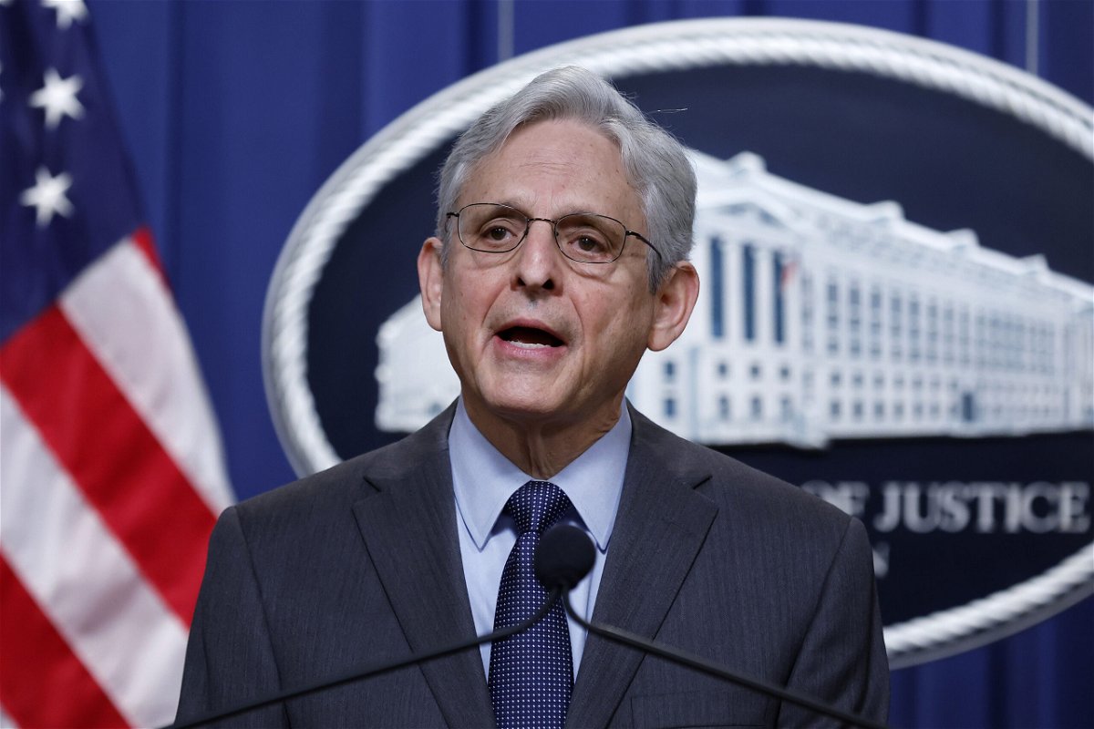 <i>Chip Somodevilla/Getty Images</i><br/>Attorney General Merrick Garland said on April 1 that the only pressure his agency feels is to 